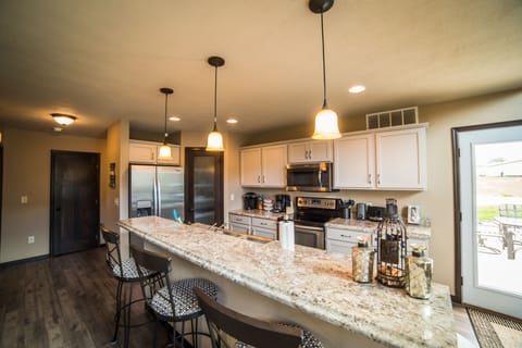 Fully Stocked kitchen