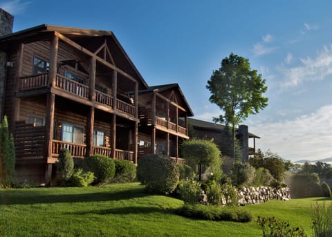 Duplex style, two bedroom, two bathroom lodges