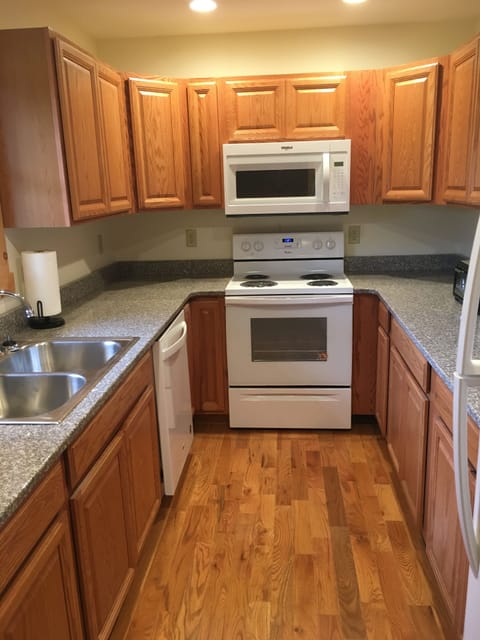 Kitchen with all new appliances and cabinets