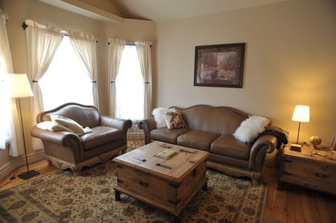 The sunshiney living room.