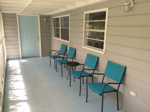 Peaceful screened porch for morning coffee or a glass of wine in the evening.
