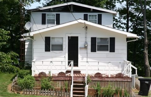 View of the front in summer