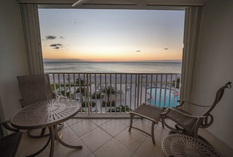 Enjoy gorgeous sunsets from the lanai at Jewel on the Gulf!
