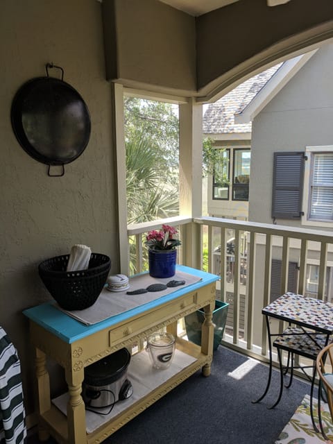 New updated side patio! Enjoy a shaded afternoon iced tea.