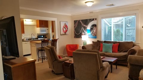 Living Room, View 1, from inside front door