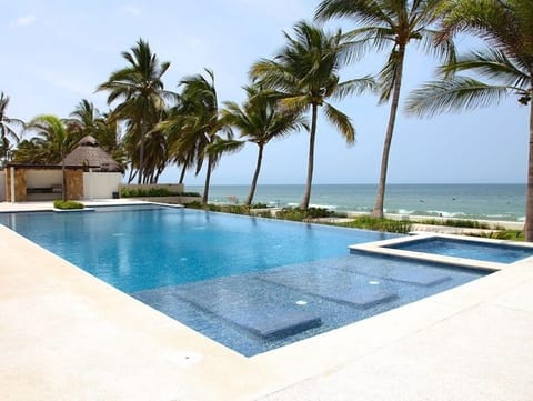 Our infinity edge pool
