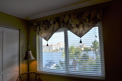 View of Vanderbilt Bay from guest bedroom.
