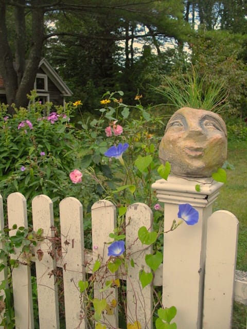 A Glimpse of the Pottery Studio in the Garden