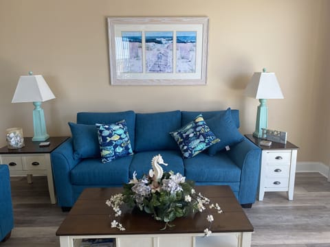New Queen Sleep Sofa in Living Area in Spring 2023
