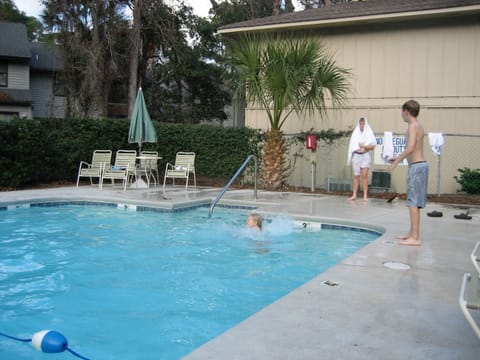 Fun at the Pool - only steps away from our condo