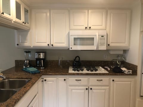 Fully stocked kitchen...if you need something...we either have it or will get it