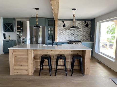 Another view of kitchen with pot filler 