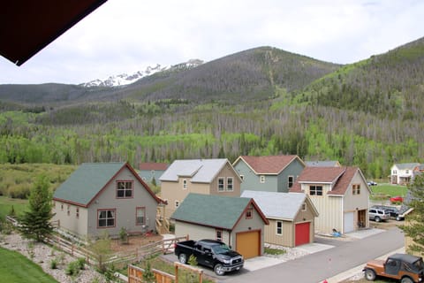 Patio view overlooking J chute, south west view.