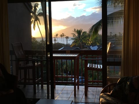 Sunset view from our lanai!