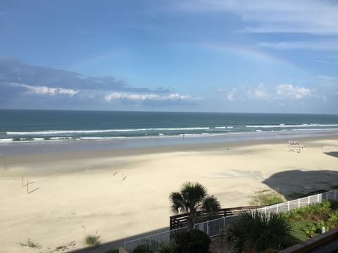 View from balcony looking south