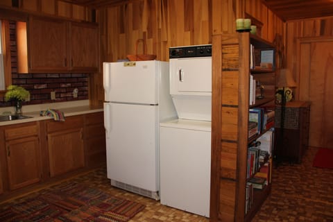 Small washer and dryer.