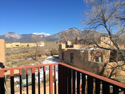 View of Taos Mountain from the 2nd floor deck