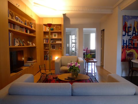 the living room, as you enter the apartment