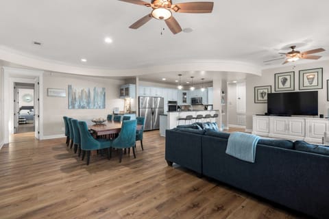 Open Living Dining/Kitchen area