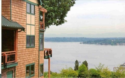 View of Lake Washington from South side of house