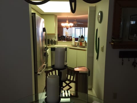 Kitchen view from kitchen eating area