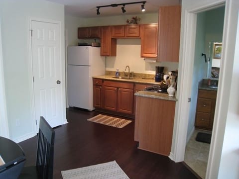 Kitchen view from living area