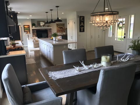 Restoration Hardware furniture throughout - it's very warm and inviting