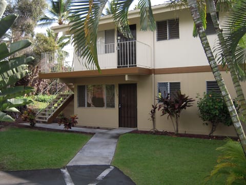 Outside front of unit