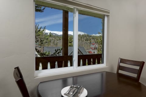 Mountain view from dining table