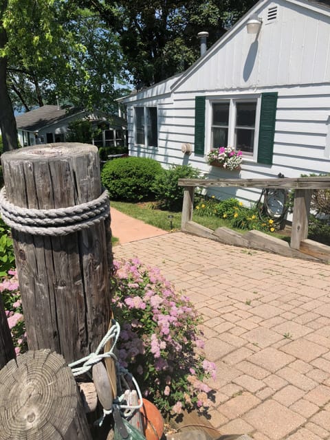 Entrance to the two classic cottage