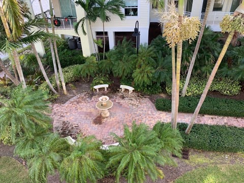 Courtyard view from balcony