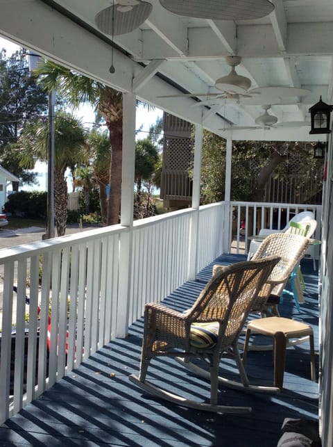 Beach view from balcony