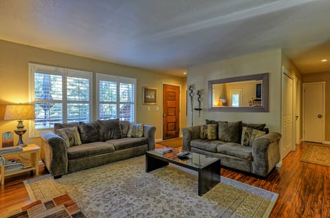 Living area, overlooking front of home