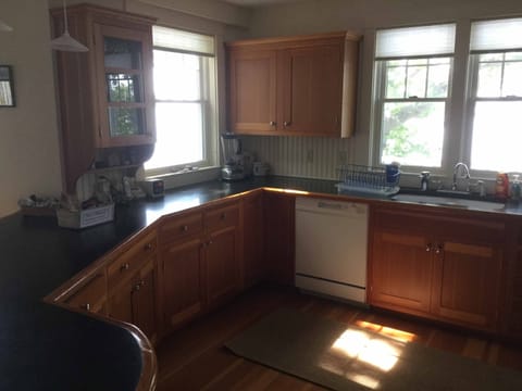 Lots of counter pace in the kitchenj