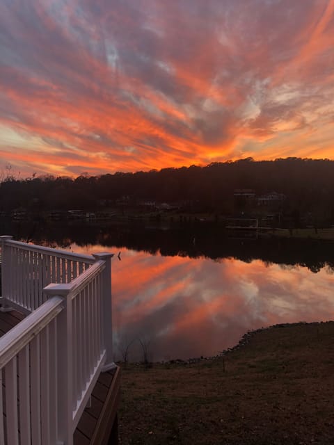 Sunset from the deck
