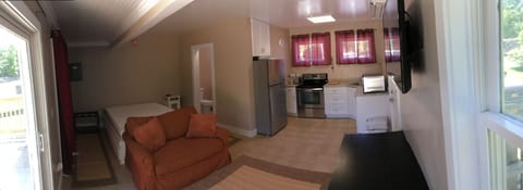 Wide angle view of the Cabana.