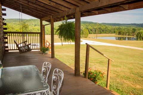 Enjoy panoramic views from the expansive front porch