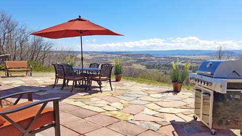 Private 500 SQ foot Patio with BBQ and endless Views!