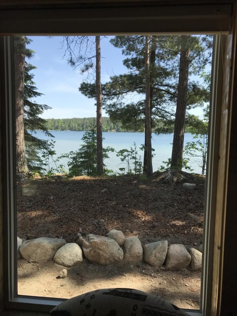 View from the comfortable bucket chairs