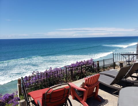 3 comfy large chaise lounges with adirondack chairs too