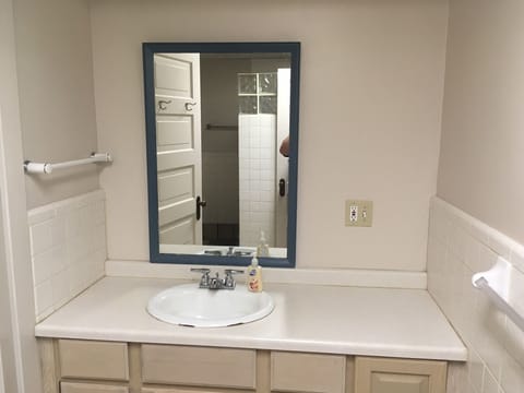 lower level bathroom vanity