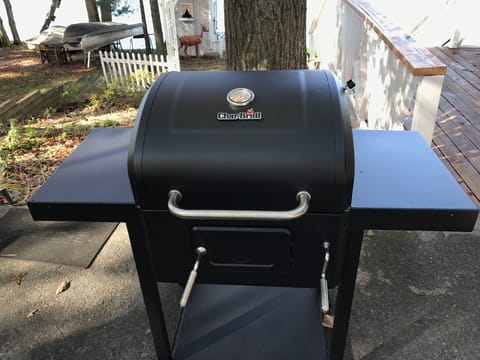 Charcoal grill available, bring your own charcoal