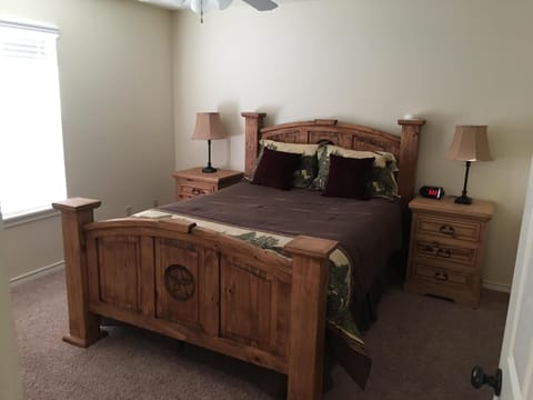 Queen bedroom with private bath