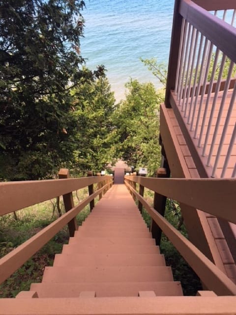 Stairs to beach