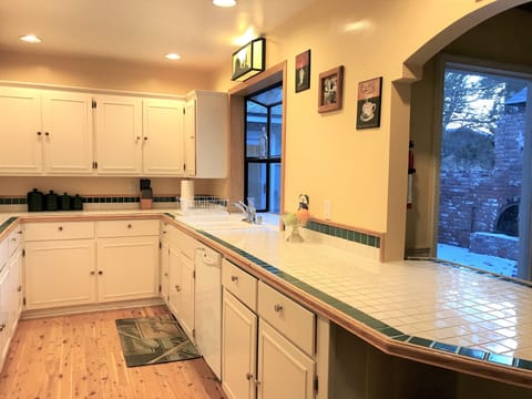 Kitchen with lots of counter space!