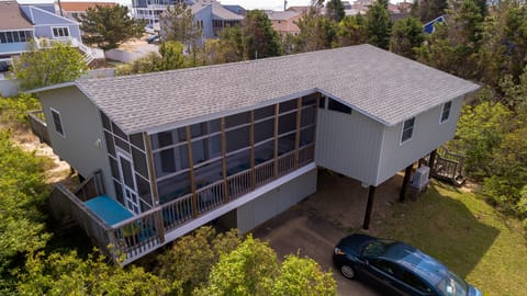 Aerial view from NW