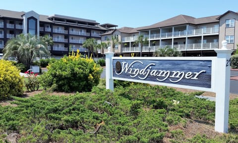Windjammer Condo Complex has the largest pool on the island and a glass elevator