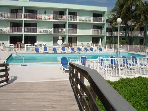 Resort view from fishing pier