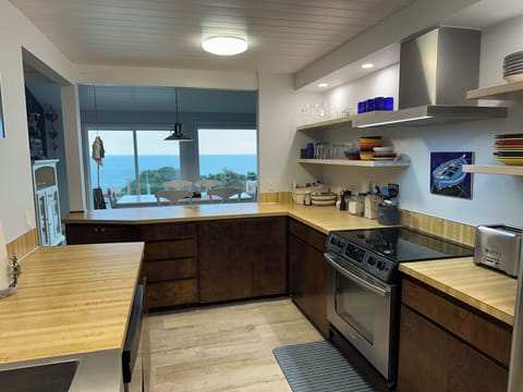 Enjoy the ocean view while in the kitchen!