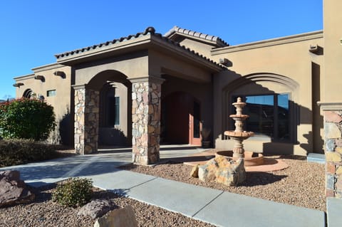 Enjoy sunrise views from our Las Cruces home